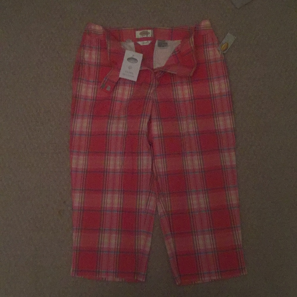 Plaid Capri pants from Talbots